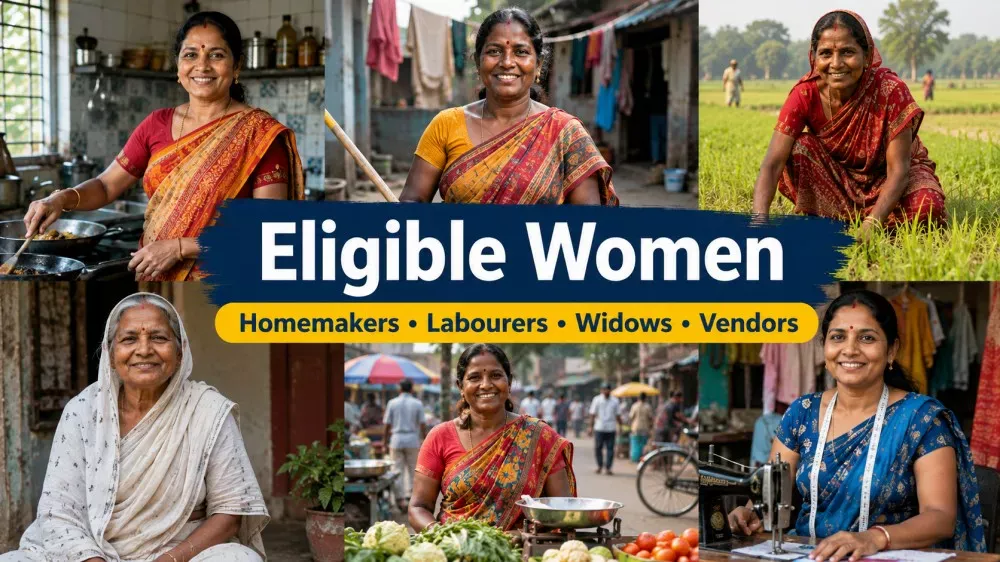 Eligible categories of women under Annapurna Bhandar Scheme