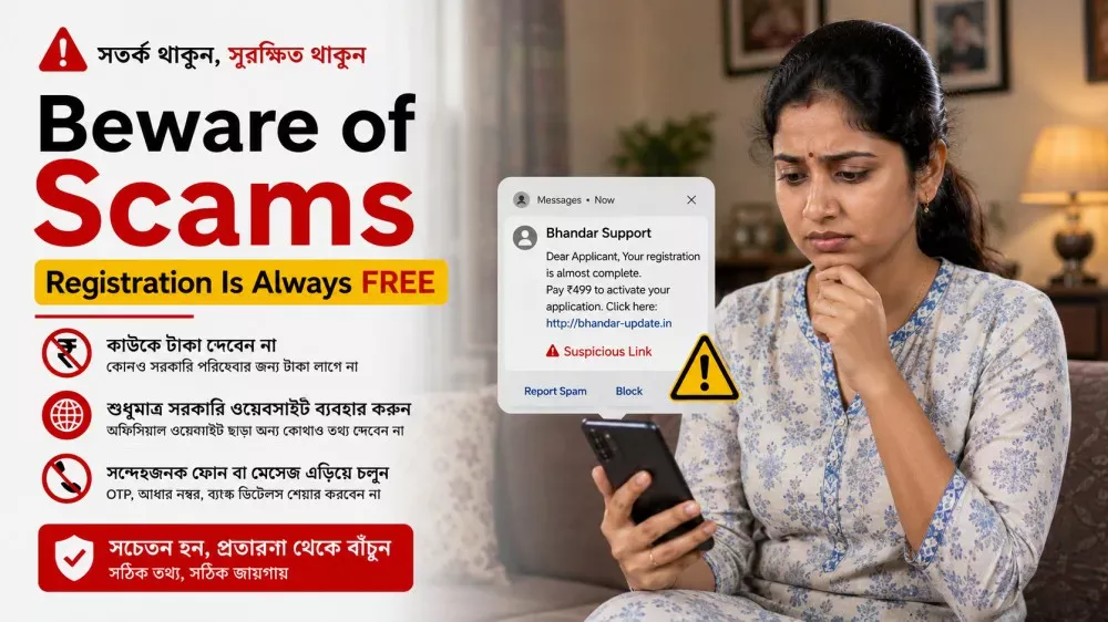 Warning about fake Annapurna Yojana registration websites and scams