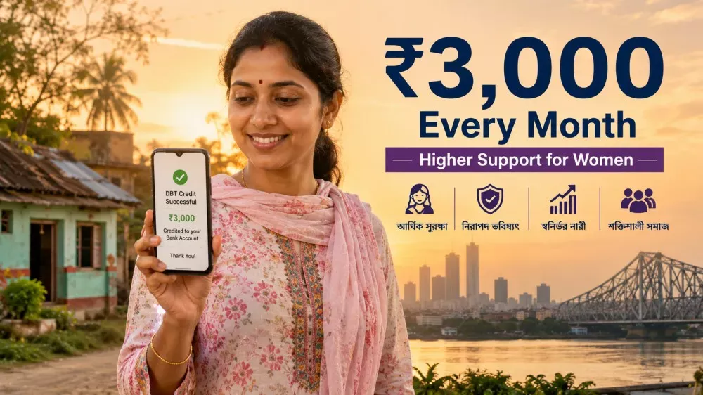 Woman receiving higher monthly financial assistance under Annapurna Yojana