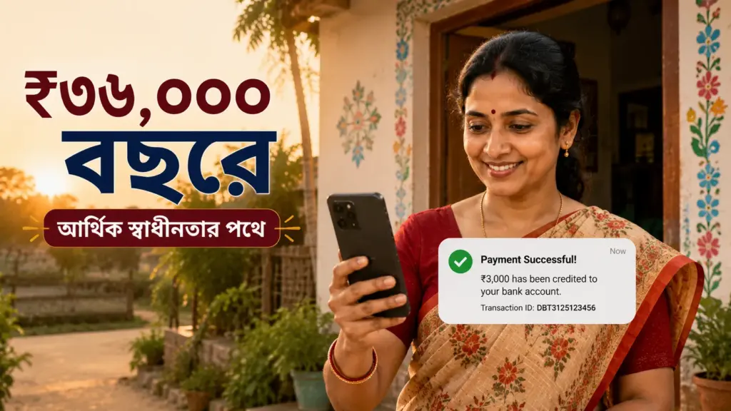 Woman successfully receiving Annapurna Yojana financial assistance