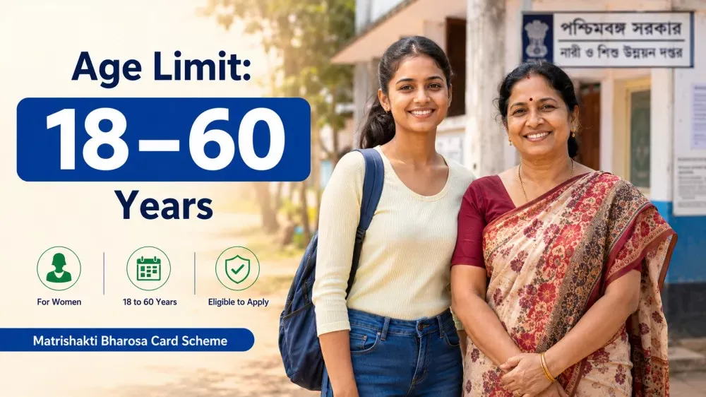 Age eligibility for Matrishakti Bharosa Card scheme in West Bengal