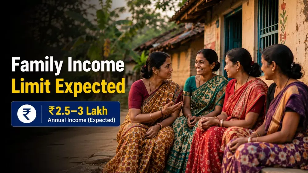 Expected family income limit for Matrishakti Bharosa Card eligibility