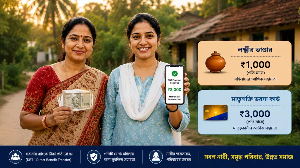 Comparison between Matrishakti Bharosa Card and Lakshmir Bhandar scheme