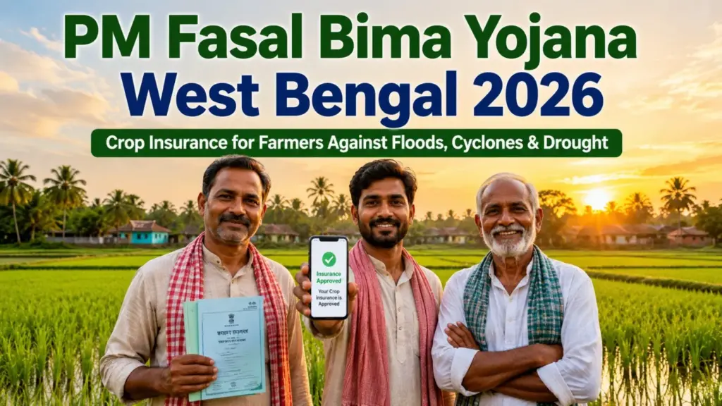 Farmers in West Bengal benefiting from PM Fasal Bima Yojana crop insurance scheme