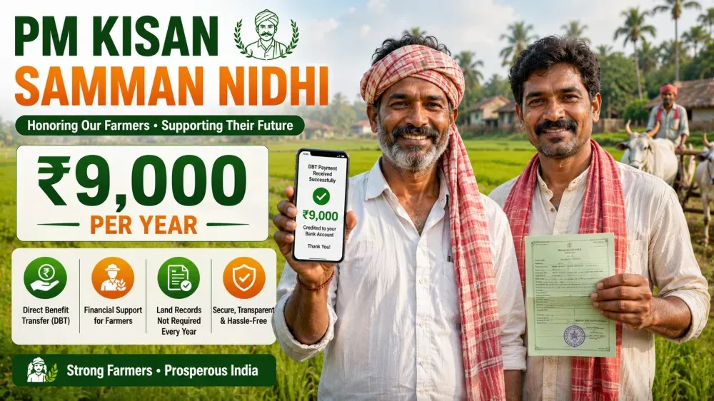 Farmers benefiting from PM Kisan Samman Nidhi scheme in West Bengal
