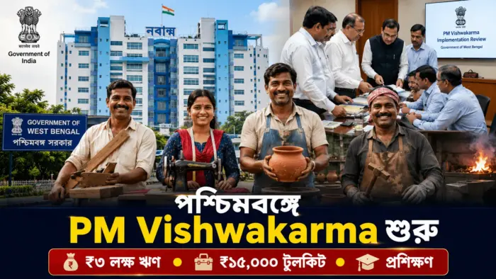 PM Vishwakarma Scheme rollout in West Bengal for traditional artisans and craftspeople