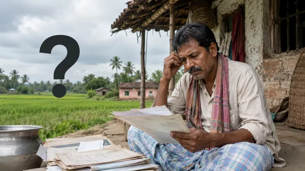 Farmer in West Bengal affected by lack of PM Kisan benefits earlier