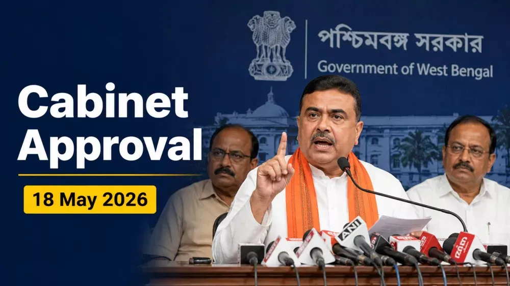 Government announcement of free bus travel scheme for women in West Bengal