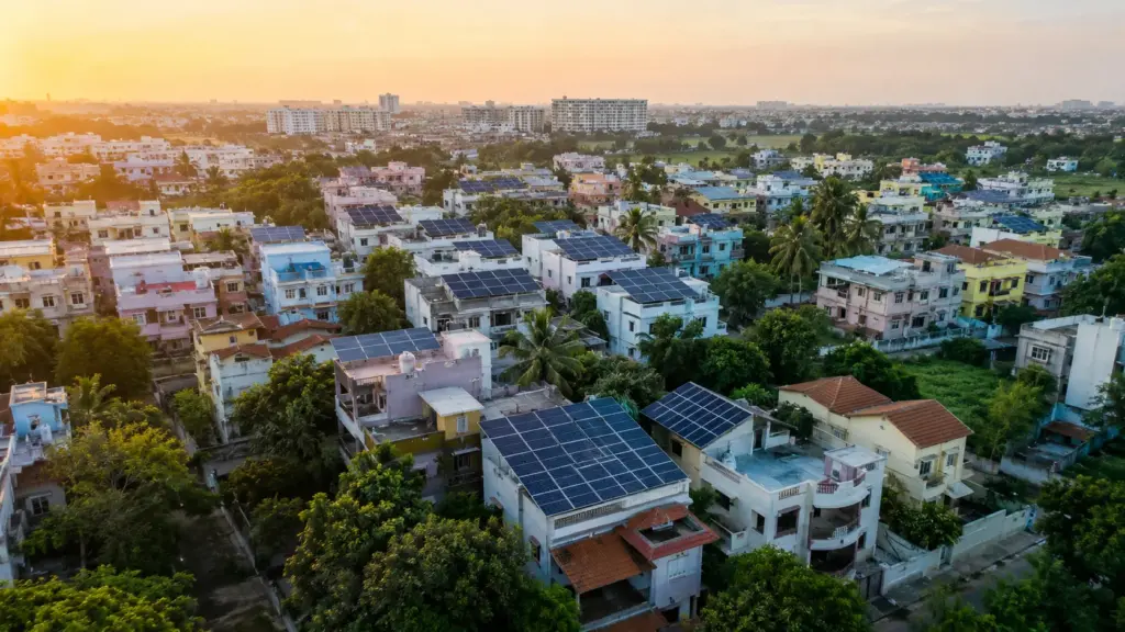West Bengal households adopting rooftop solar energy systems