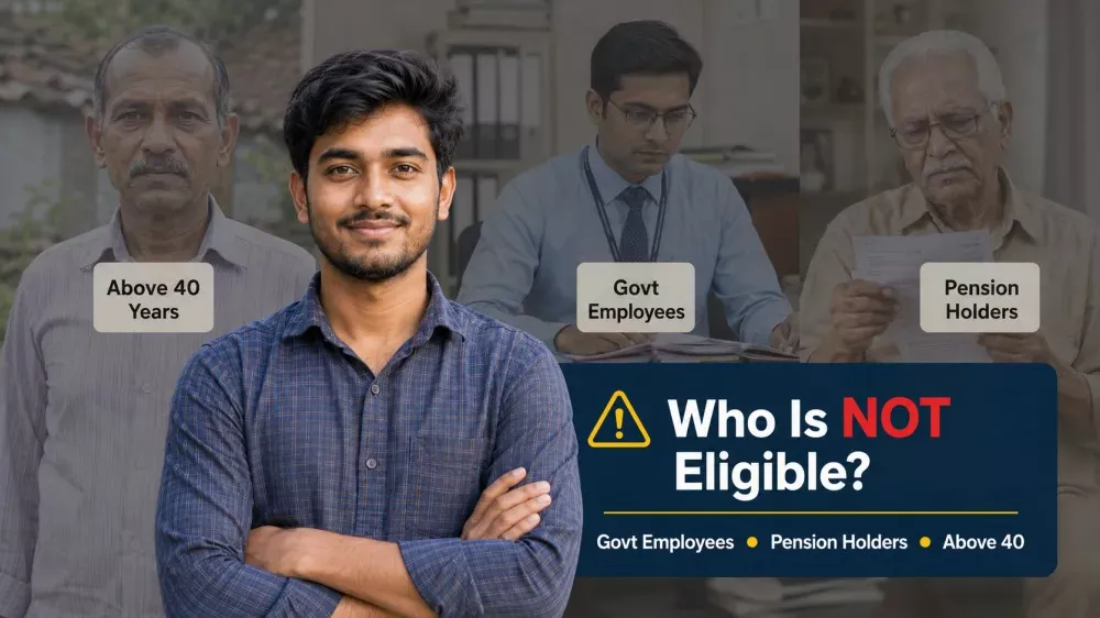People not eligible for Yuva Shakti Bharosa Card scheme